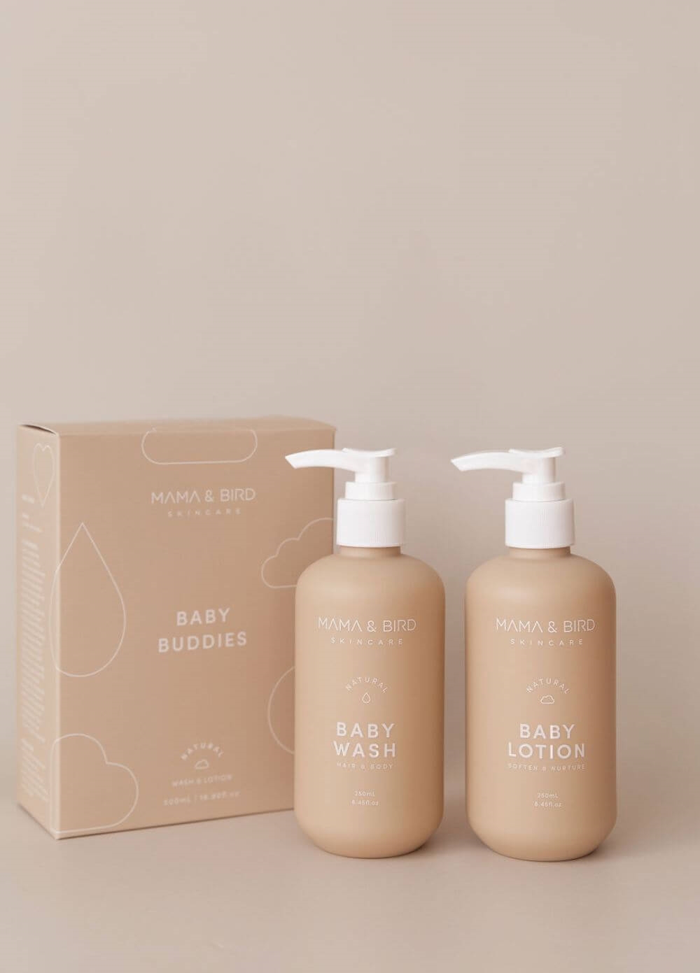 Mama & Bird - Baby Buddies Duo (Baby Wash & Baby Lotion)