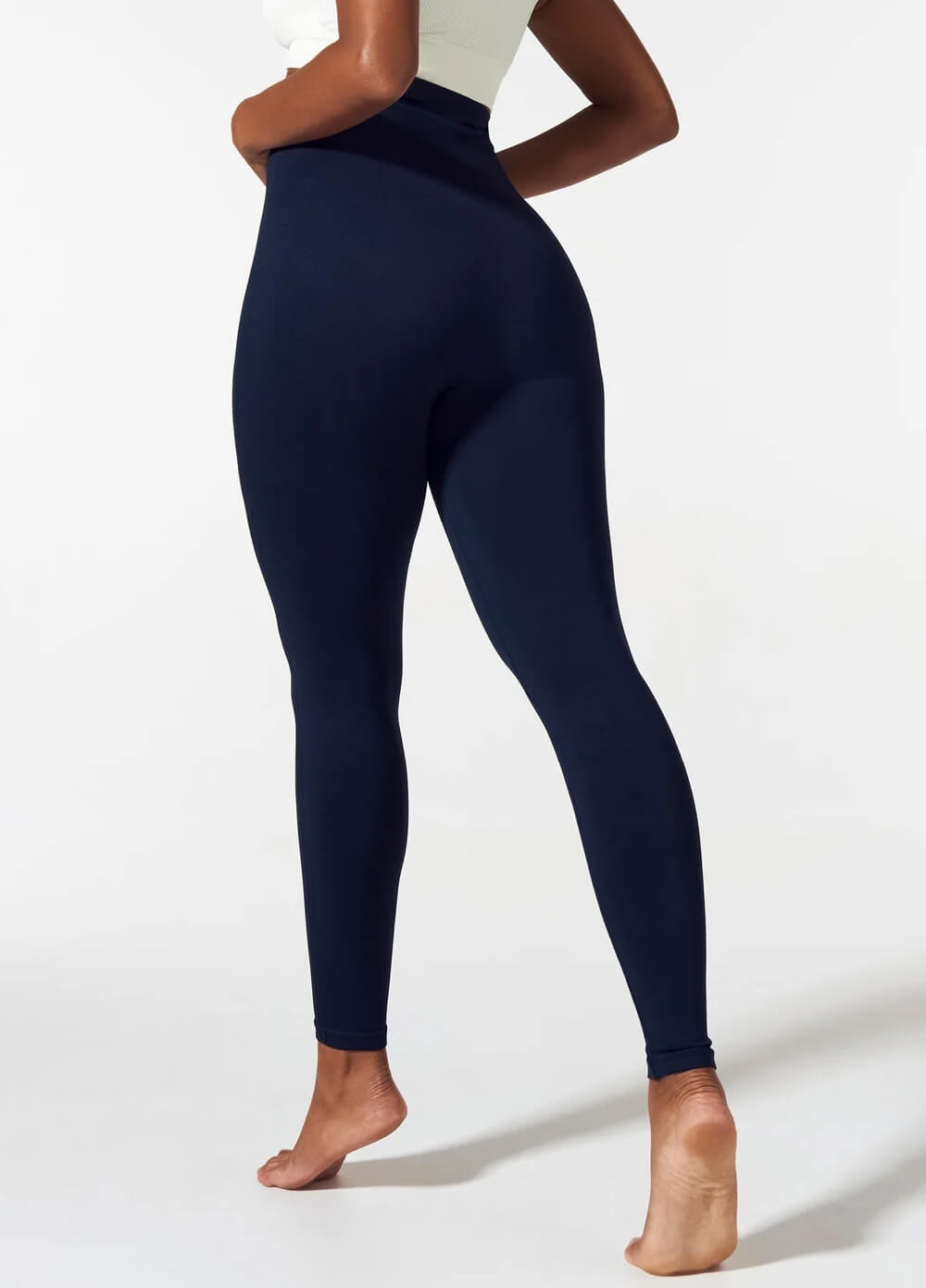 Blanqi - High Waist Postpartum Support Leggings in Navy