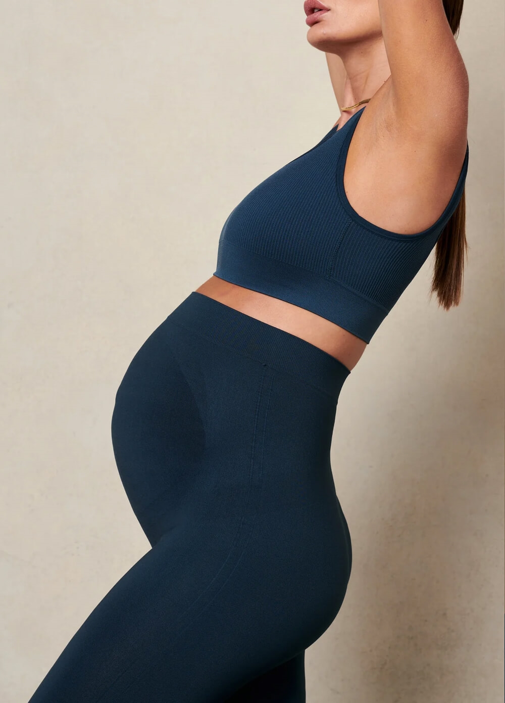 Blanqi - High Performance Belly Lift & Support Leggings in Storm