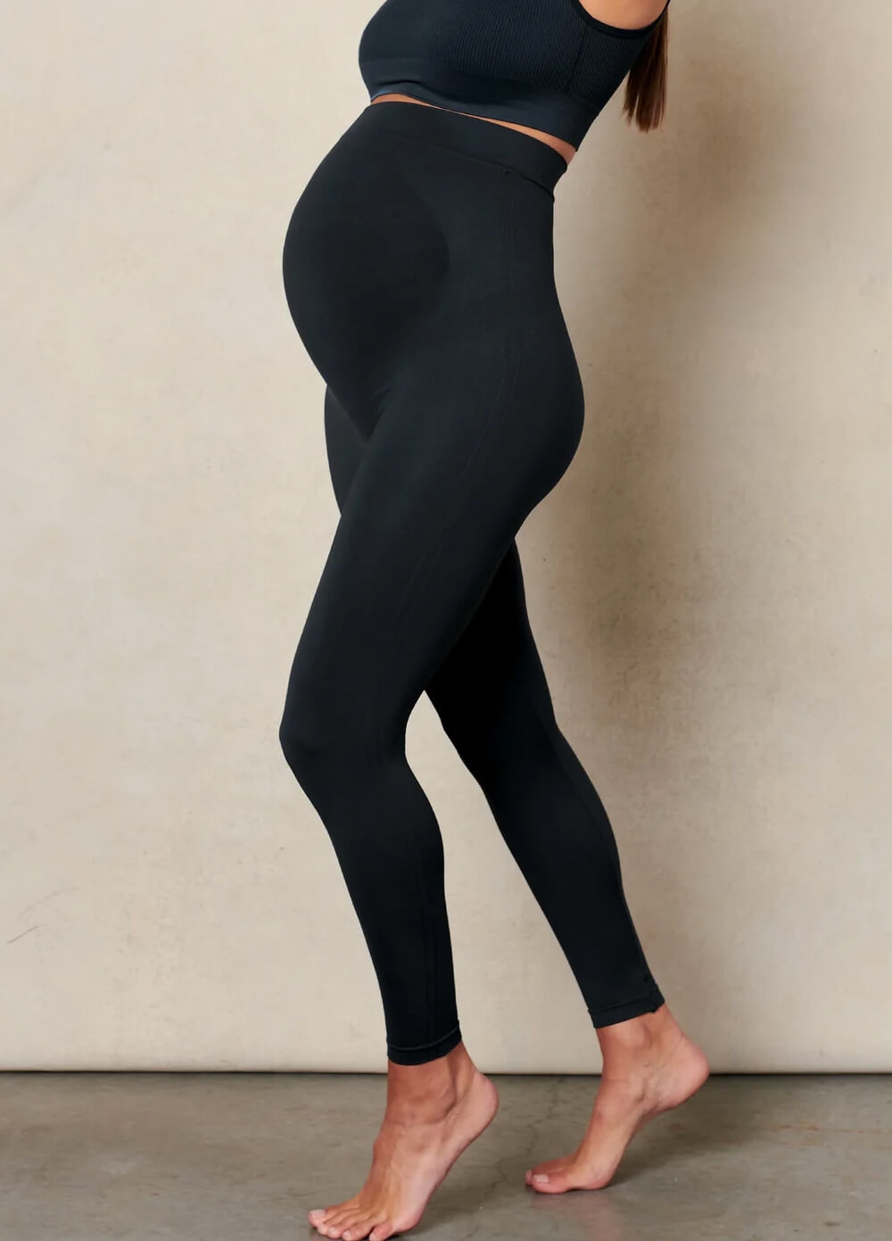 Blanqi - High Performance Belly Lift & Support Leggings in Black