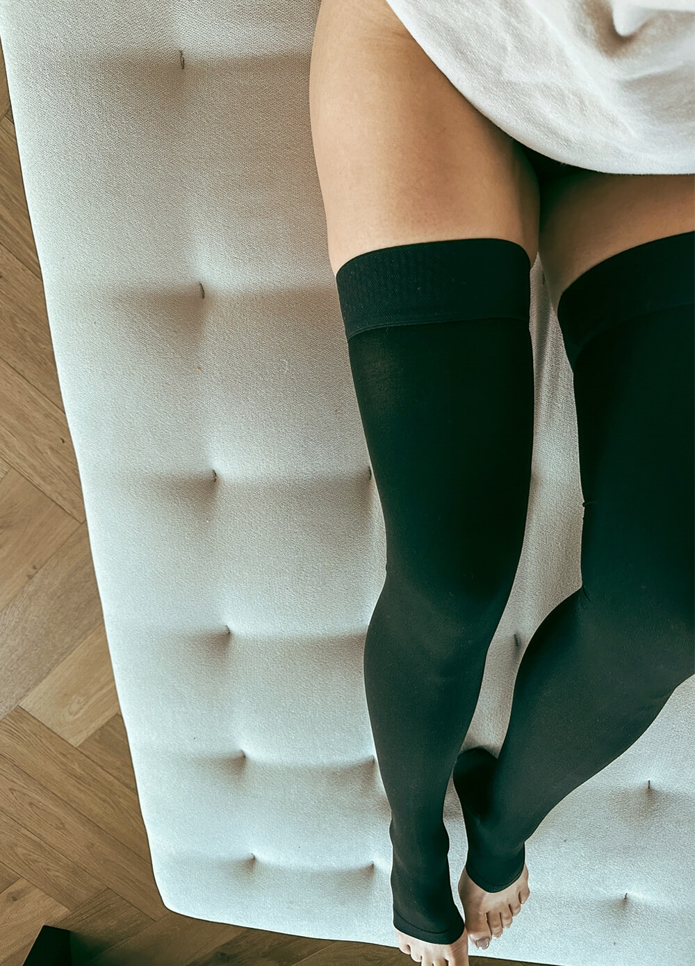 Mama Sox - Vivify Thigh High Compression Stockings in Black