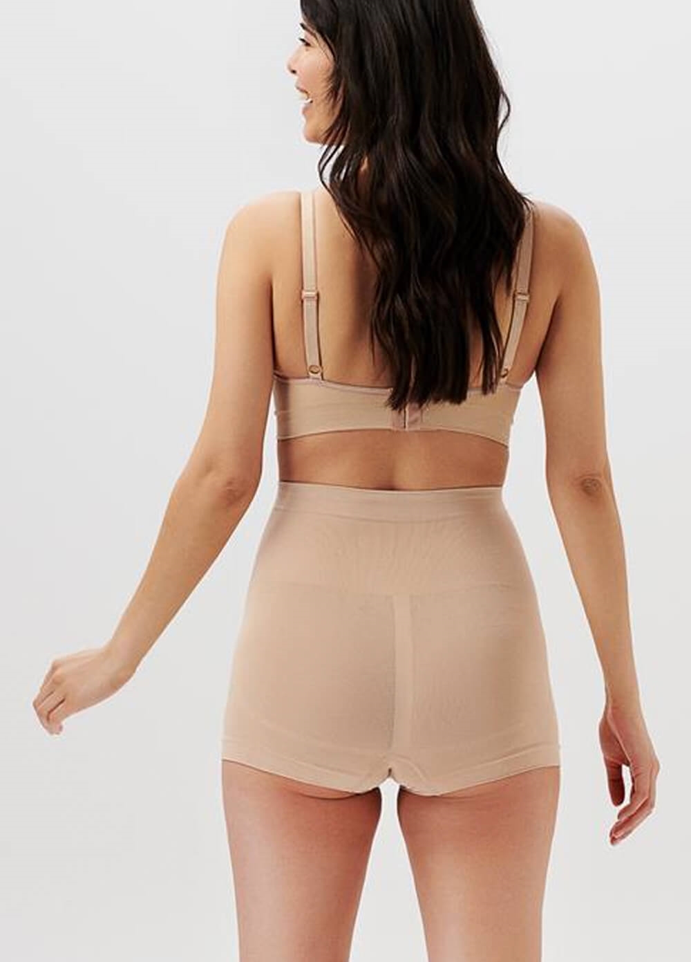 Noppies - Seamless Maternity Boyleg Shorts in Nude | Queen Bee