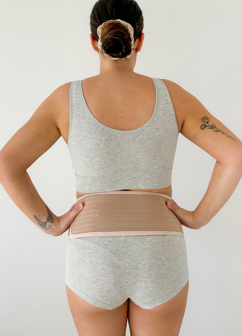 Kayce Adjustable Pregnancy Support Belly Belt in Nude | Queen Bee