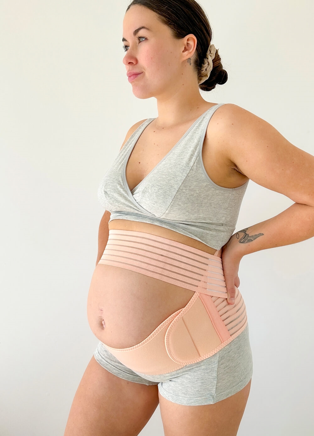 Dutton 3pc Pregnancy & Postpartum Belly Belt Cradle in Nude