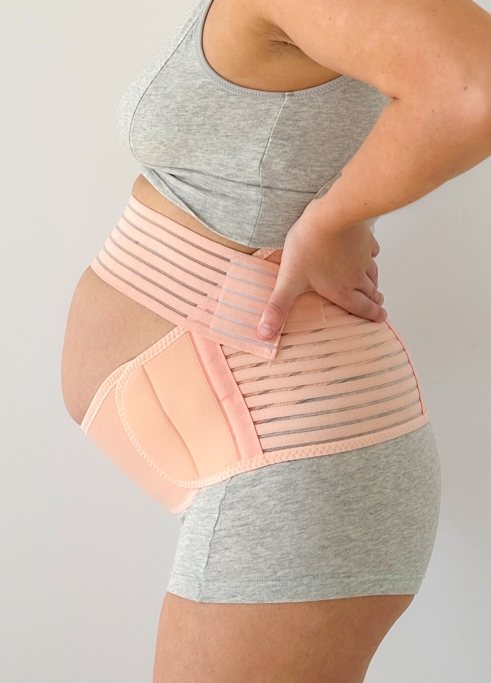 Dutton 3pc Pregnancy & Postpartum Belly Belt Cradle in Nude