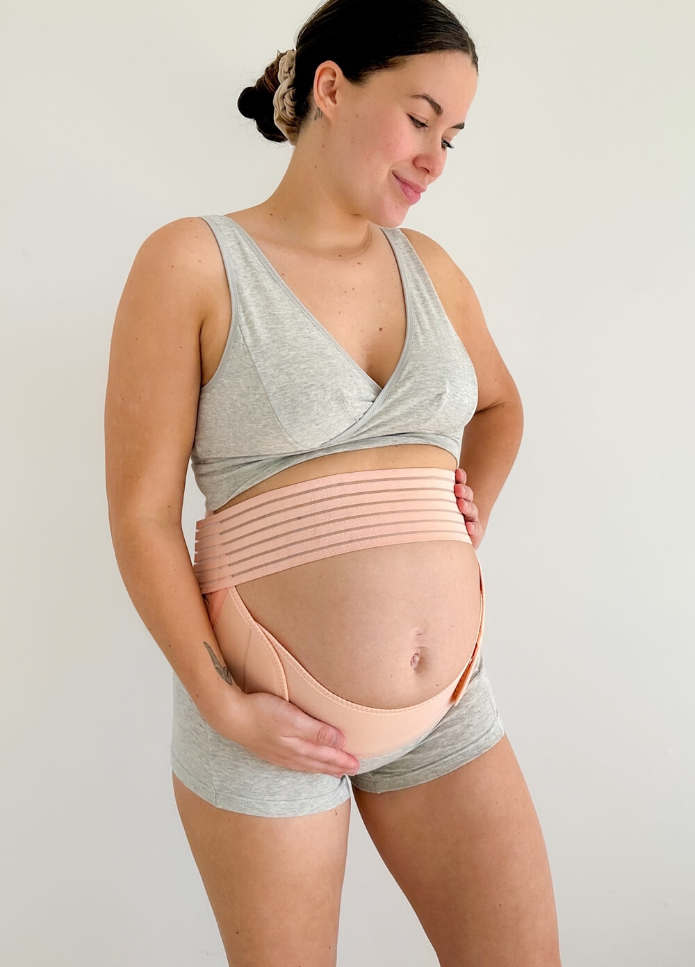 Dutton 3pc Pregnancy & Postpartum Belly Belt Cradle in Nude