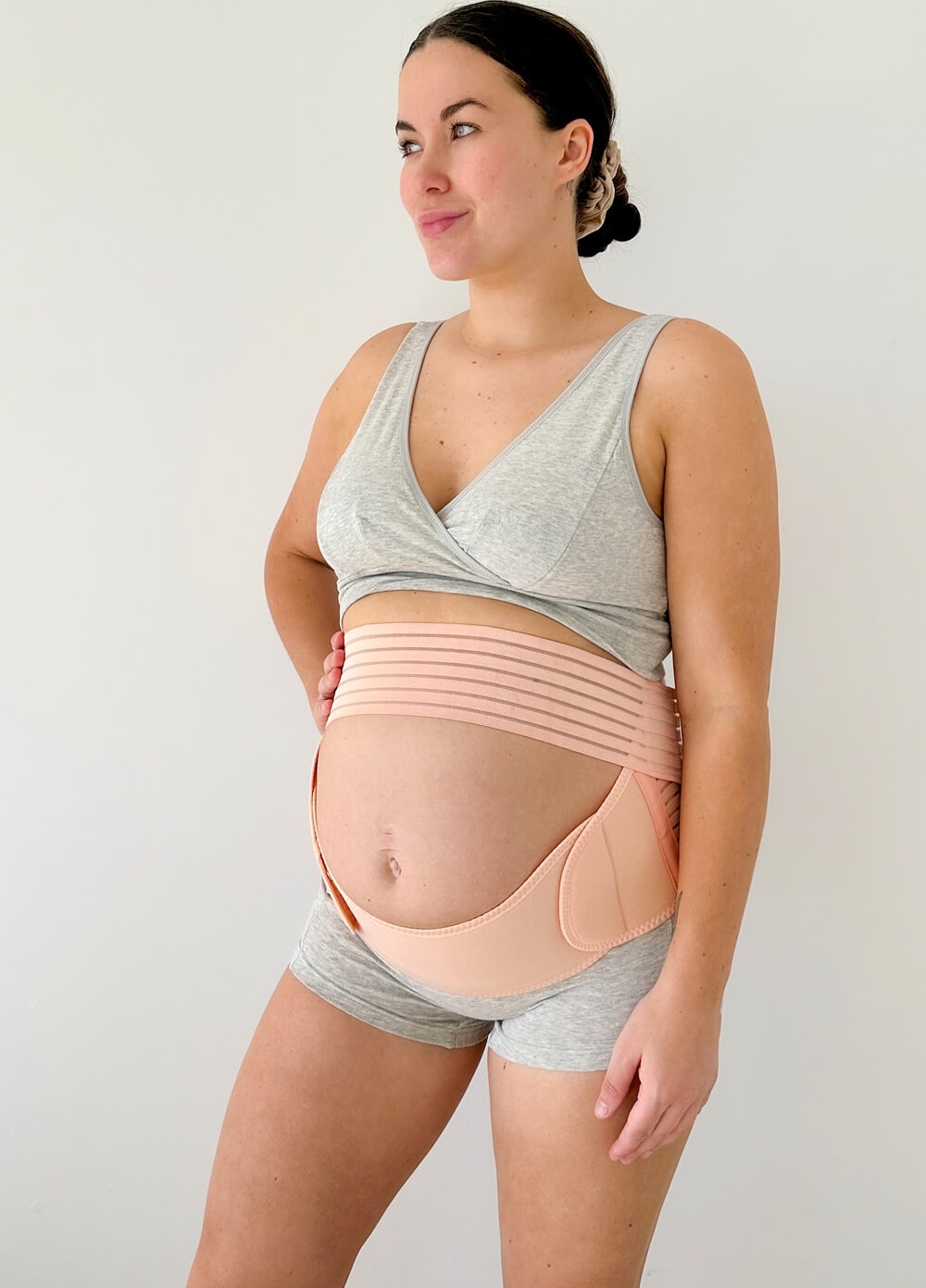 Dutton 3pc Pregnancy & Postpartum Belly Belt Cradle in Nude