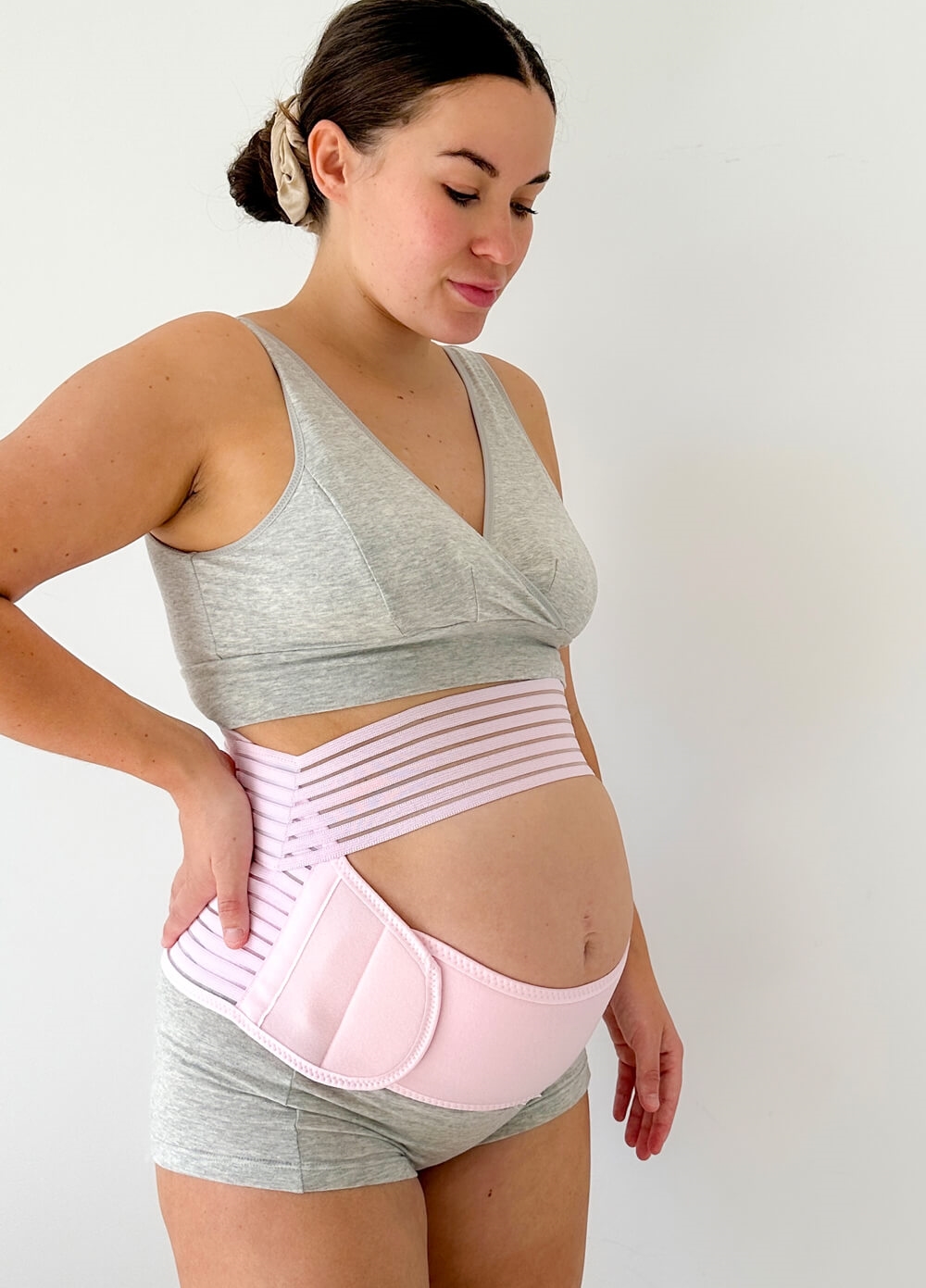 Dutton 3pc Pregnancy & Postpartum Belly Belt Cradle in Pink