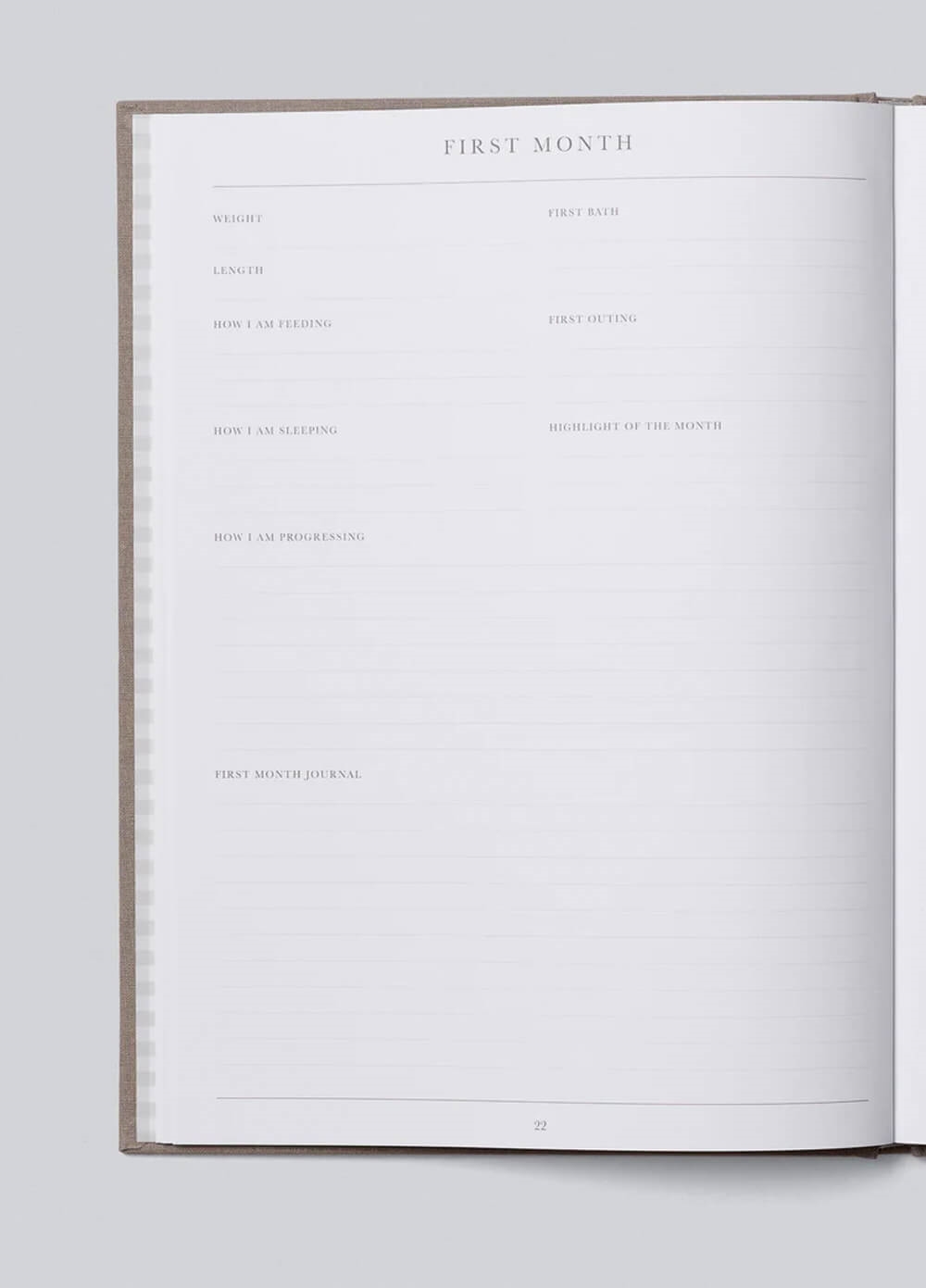 Oatmeal Baby Journal (The First Five Years) by Write to Me 