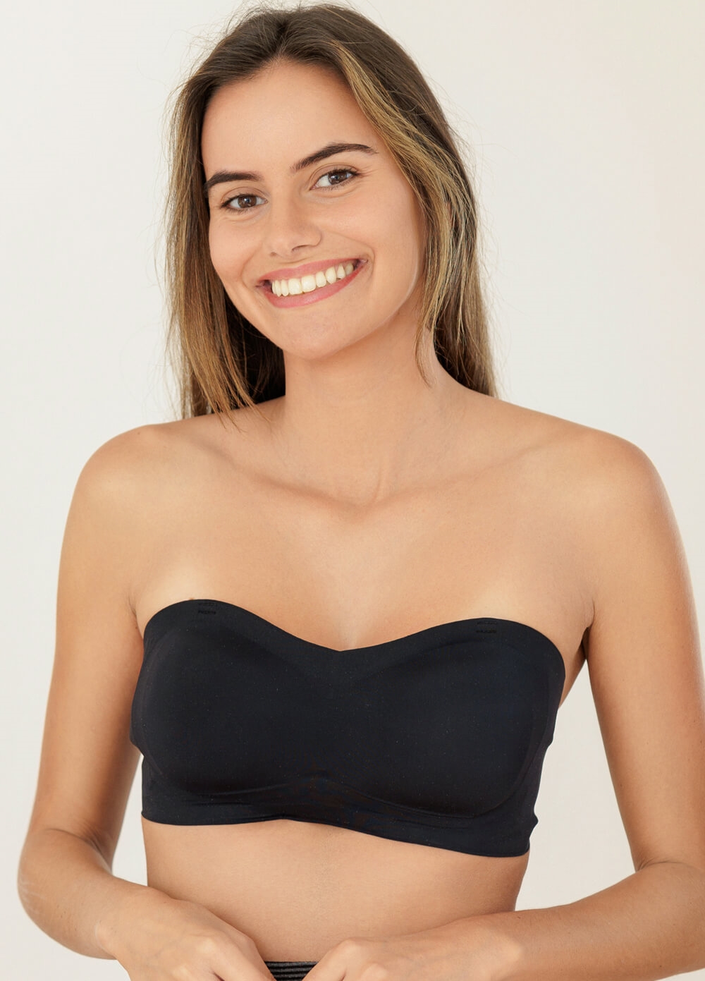 Candice Strapless Maternity Bra in Black | Queen Bee