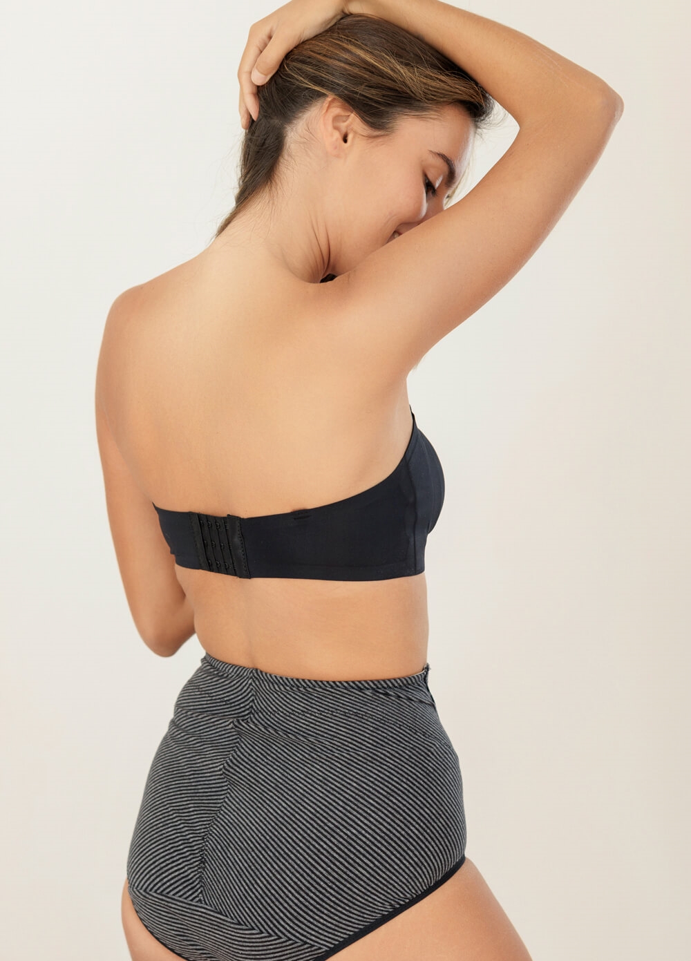 Candice Strapless Maternity Bra in Black | Queen Bee