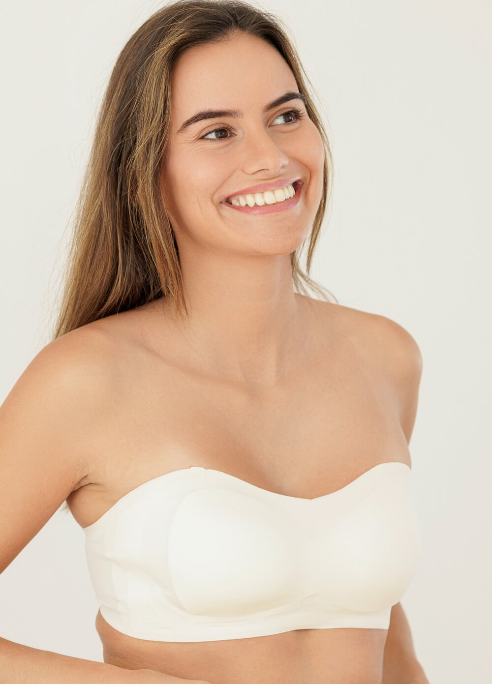 Candice Strapless Maternity Bra in Ivory | Queen Bee