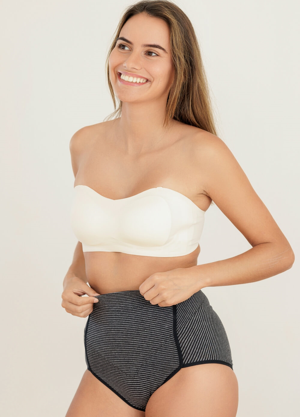 Candice Strapless Maternity Bra in Ivory | Queen Bee