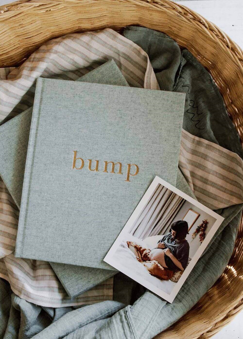 Write to Me - Bump Pregnancy Journal in Seafoam | Queen Bee