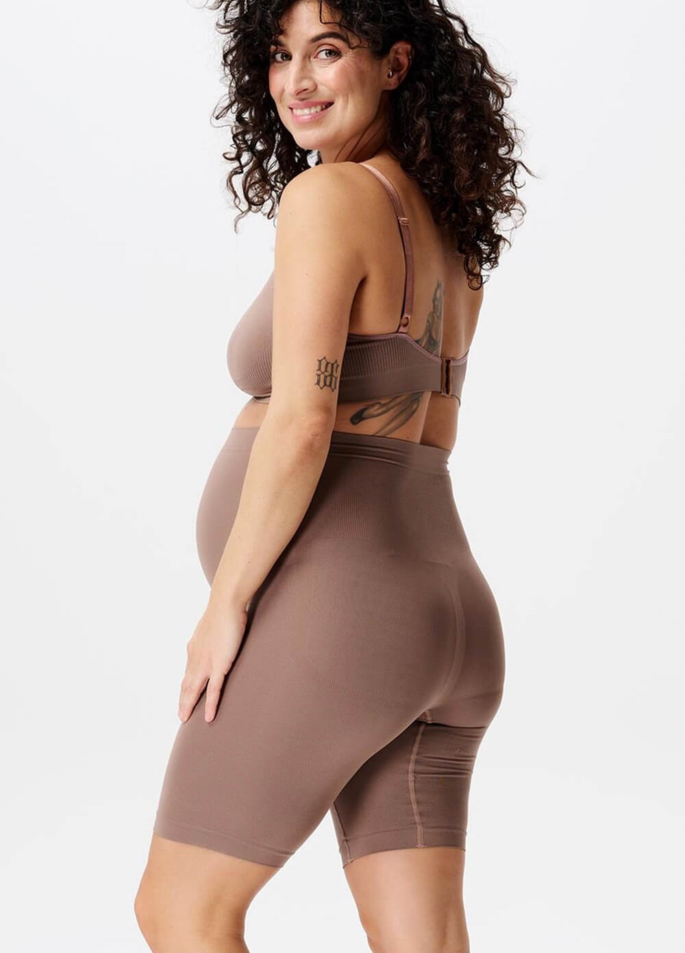 Noppies - Niru Seamless Long Shorts in Deep Taupe