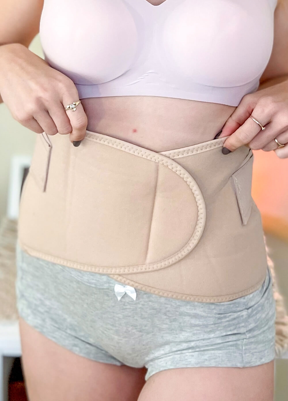 Soren Postpartum Support Belt in Nude | Queen Bee