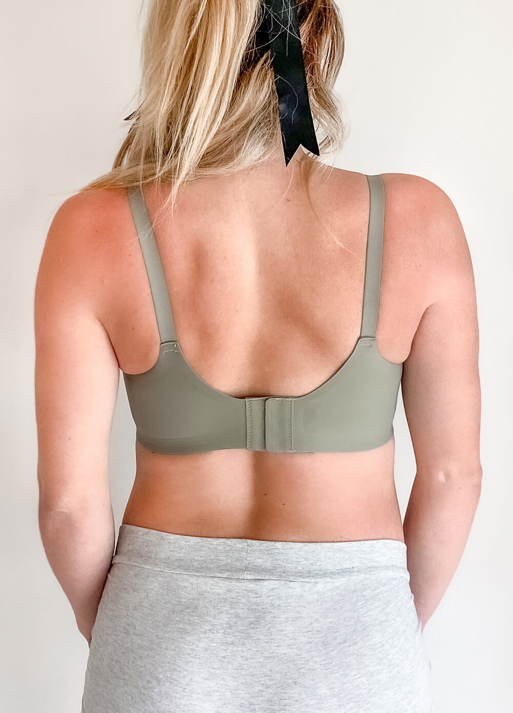 Kala Maternity Nursing Cooling T-Shirt Bra in Khaki | Queen Bee