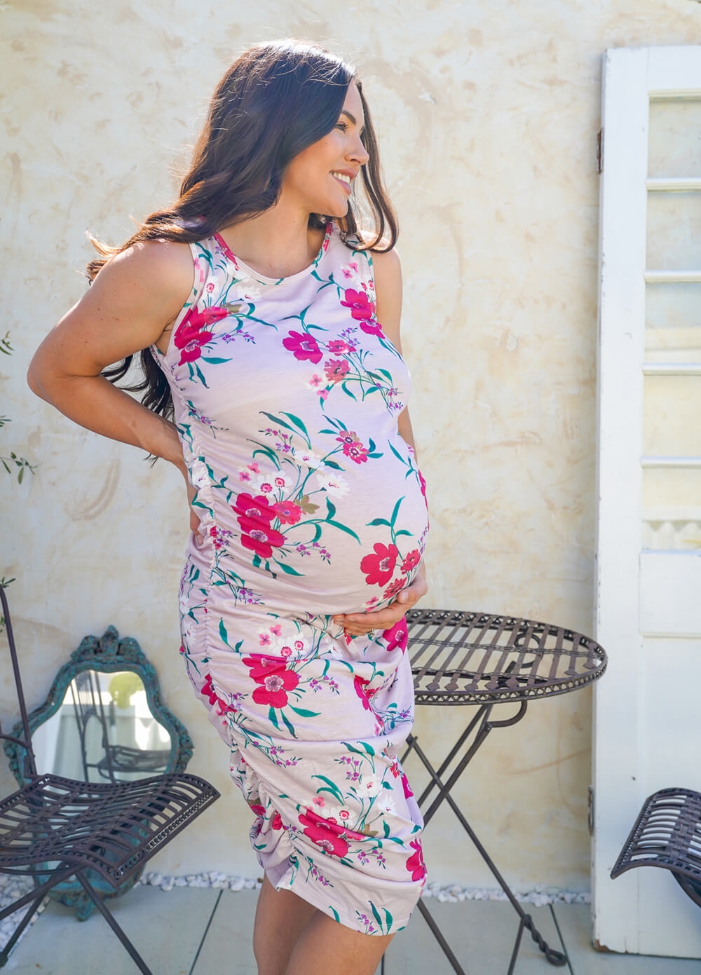 Floressa - Yasmin Maternity Nursing Tank Dress | Queen Bee