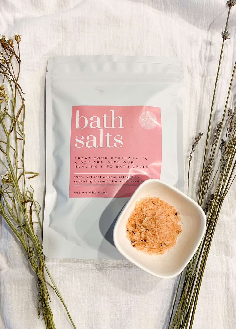 Sitz Bath Salts Postpartum Care Queen Bee