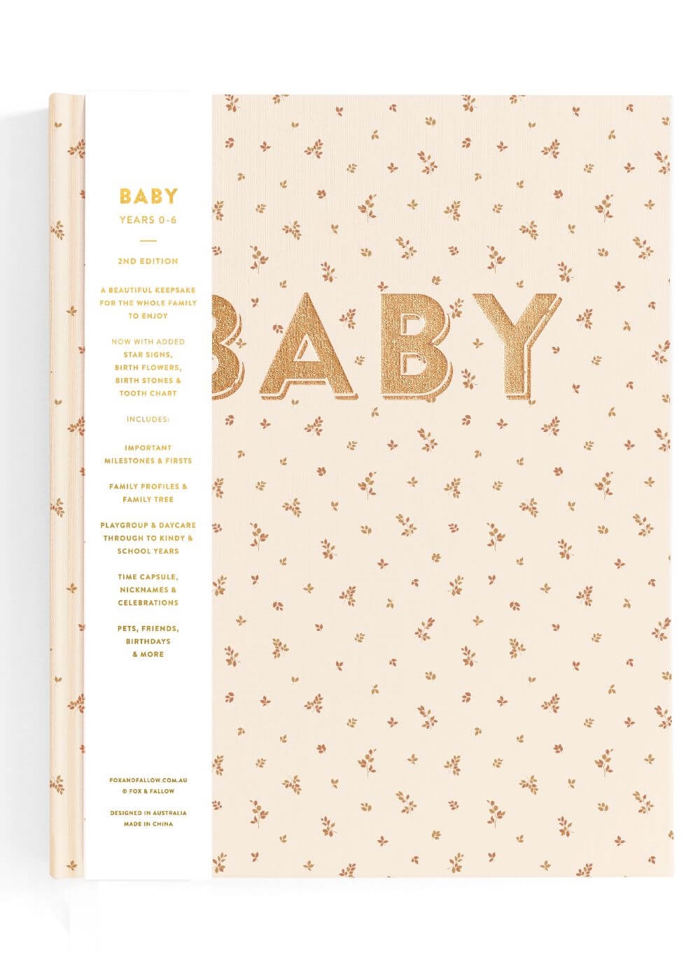 Fox & Fallow - Baby Book in Broderie | Queen Bee