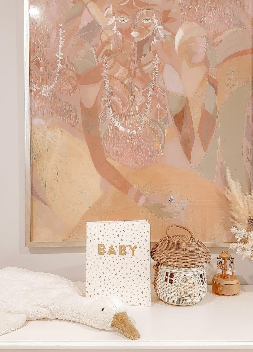 Fox & Fallow - Baby Book in Broderie | Queen Bee