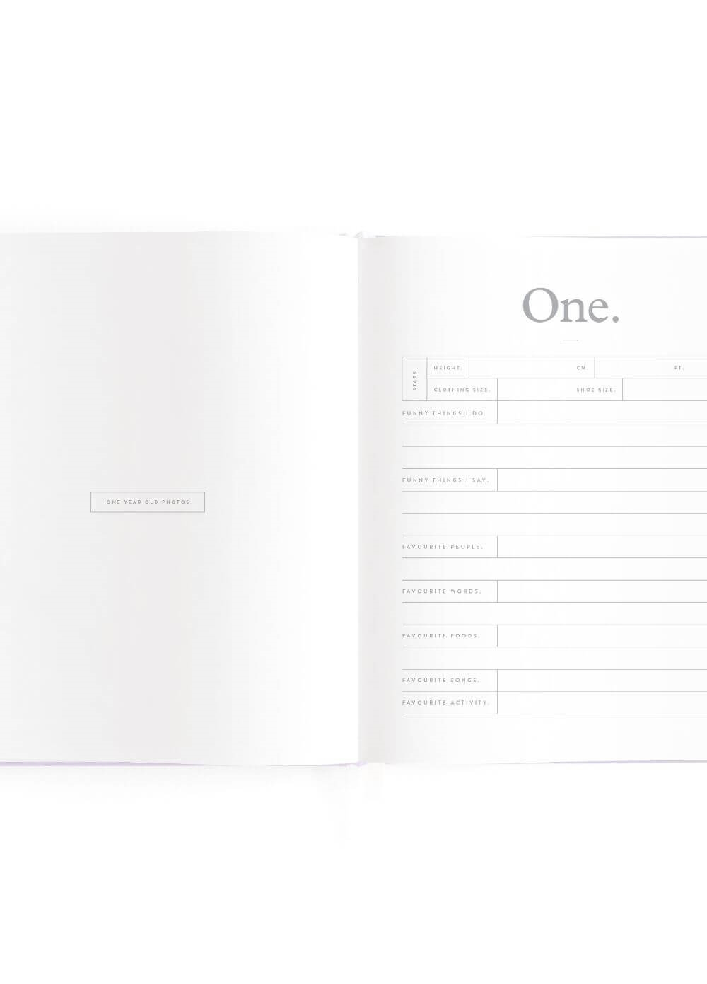 Fox & Fallow - Mini Baby Book in Lilac | Queen Bee