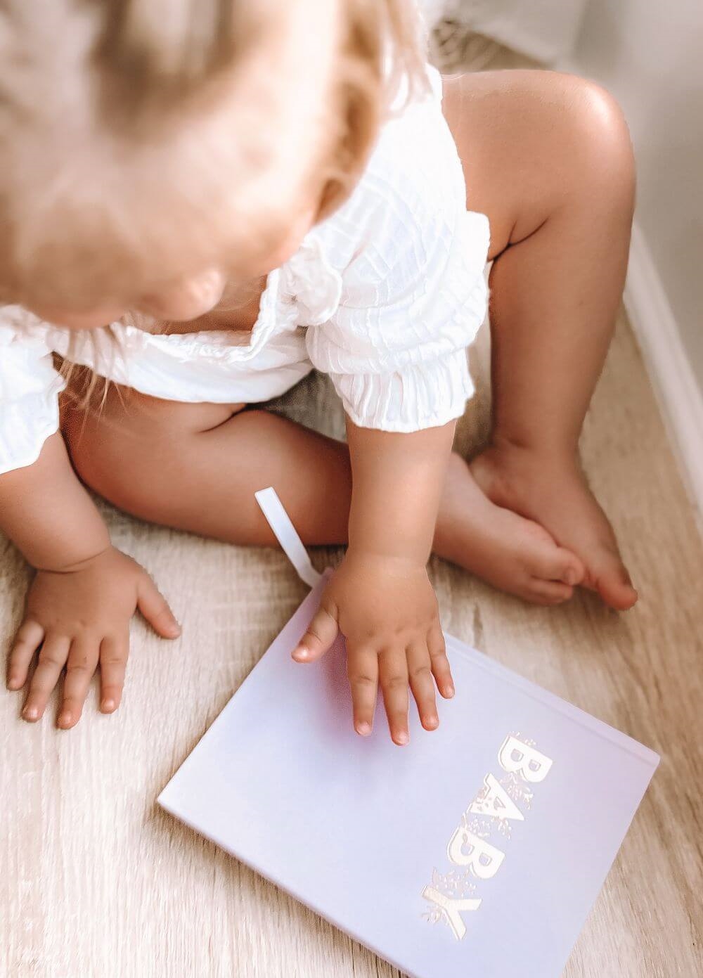 Fox & Fallow - Mini Baby Book in Lilac | Queen Bee