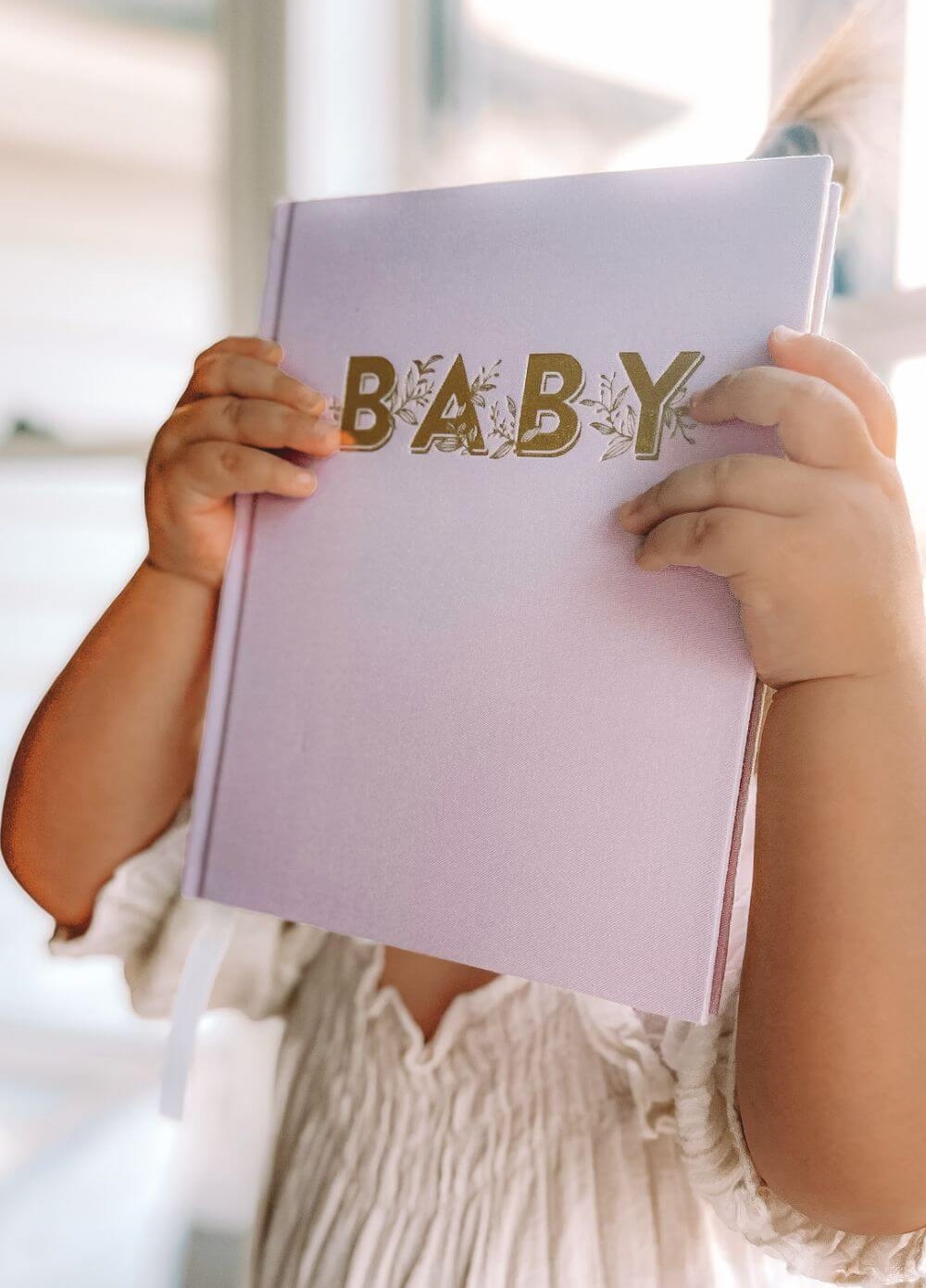 Fox & Fallow - Mini Baby Book in Lilac | Queen Bee