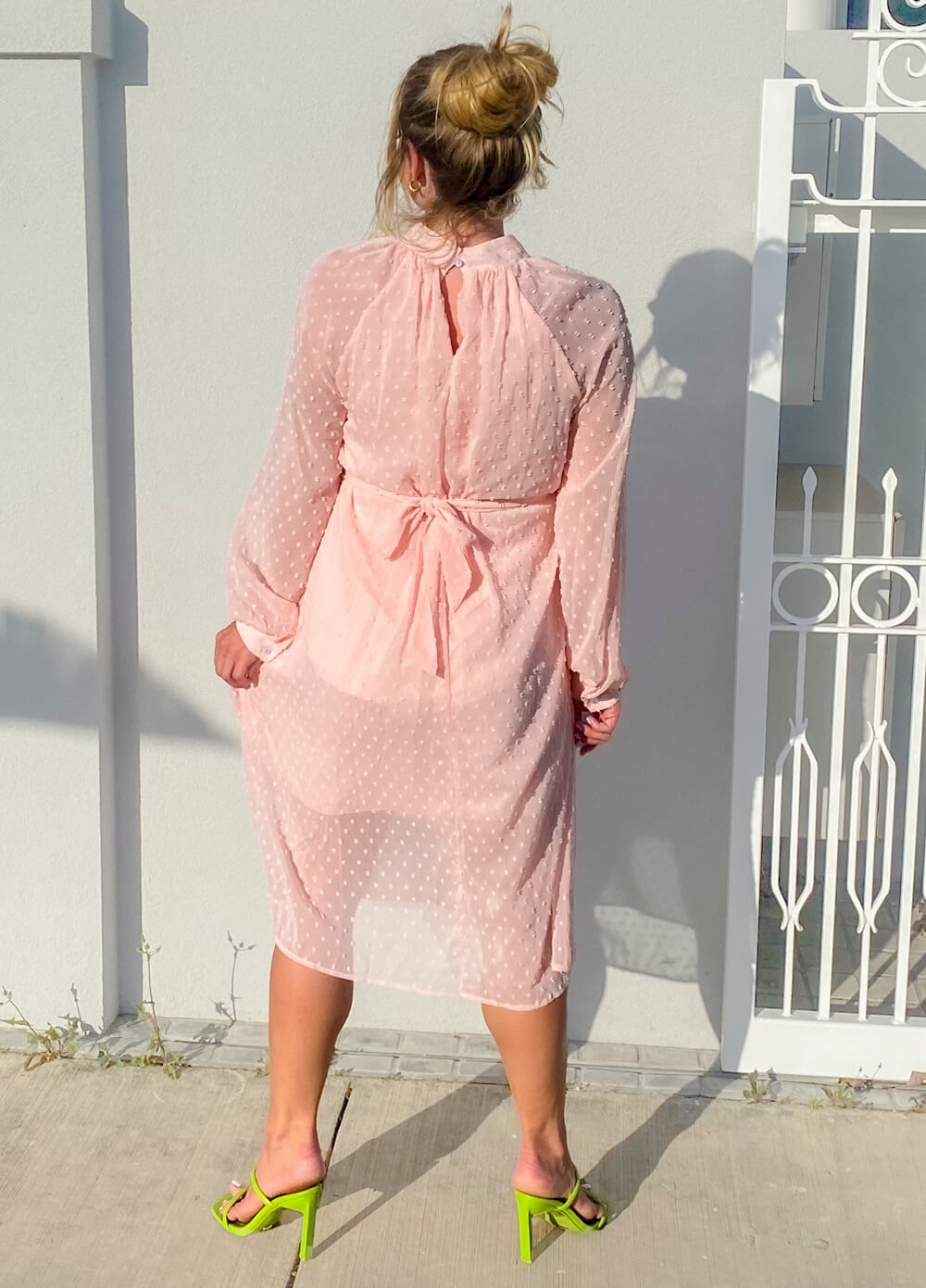 Lait & Co - Vivian Maternity Dress in Pastel Pink