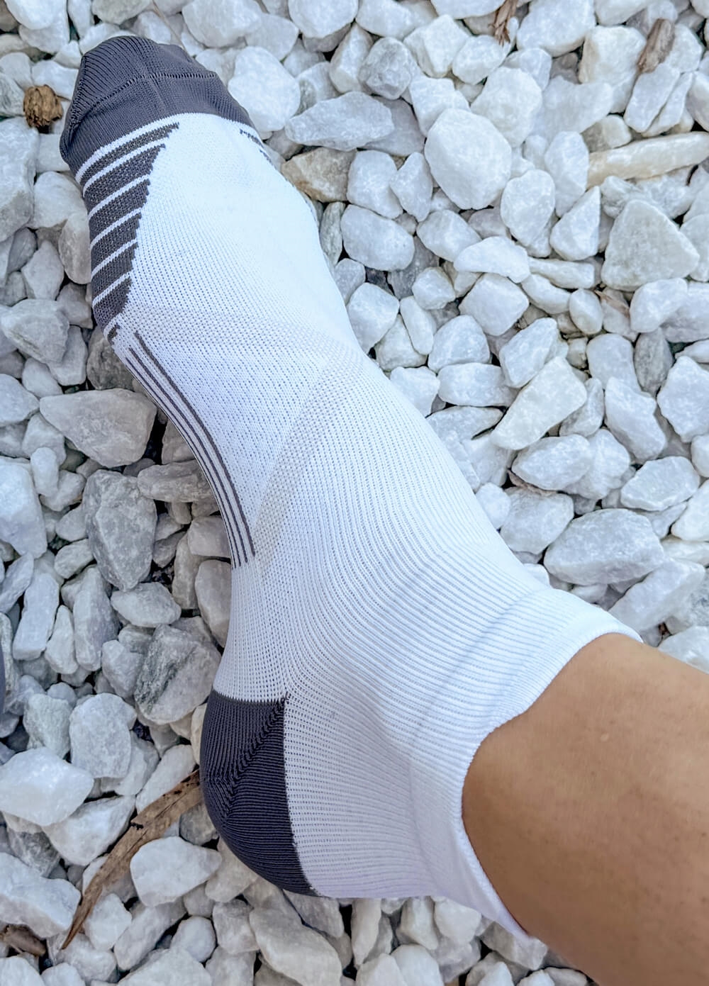 Mama Sox - Propel Sports Compression Ankle Socks in White