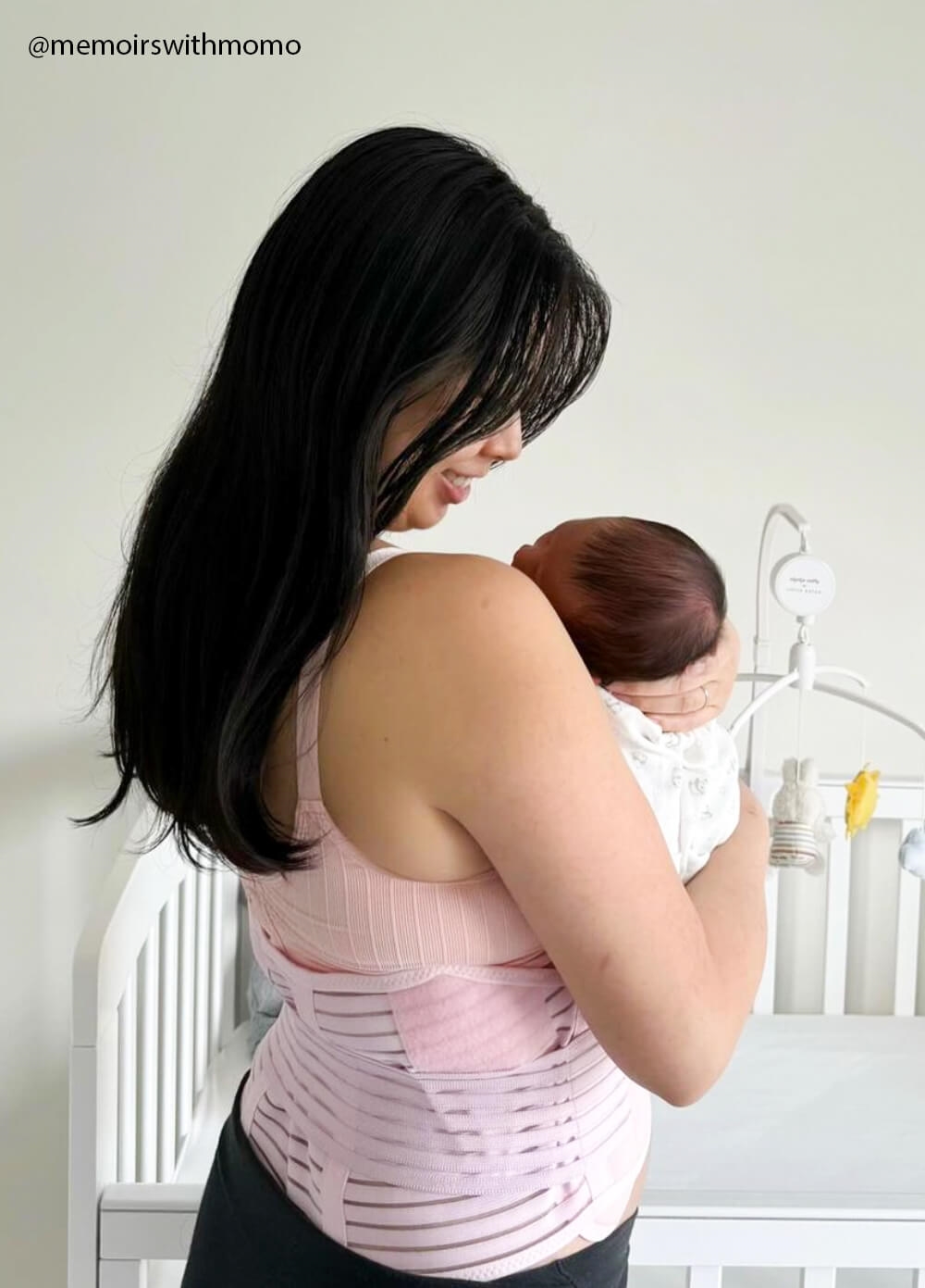 Dutton 3pc Pregnancy & Postpartum Belly Belt Cradle in Pink