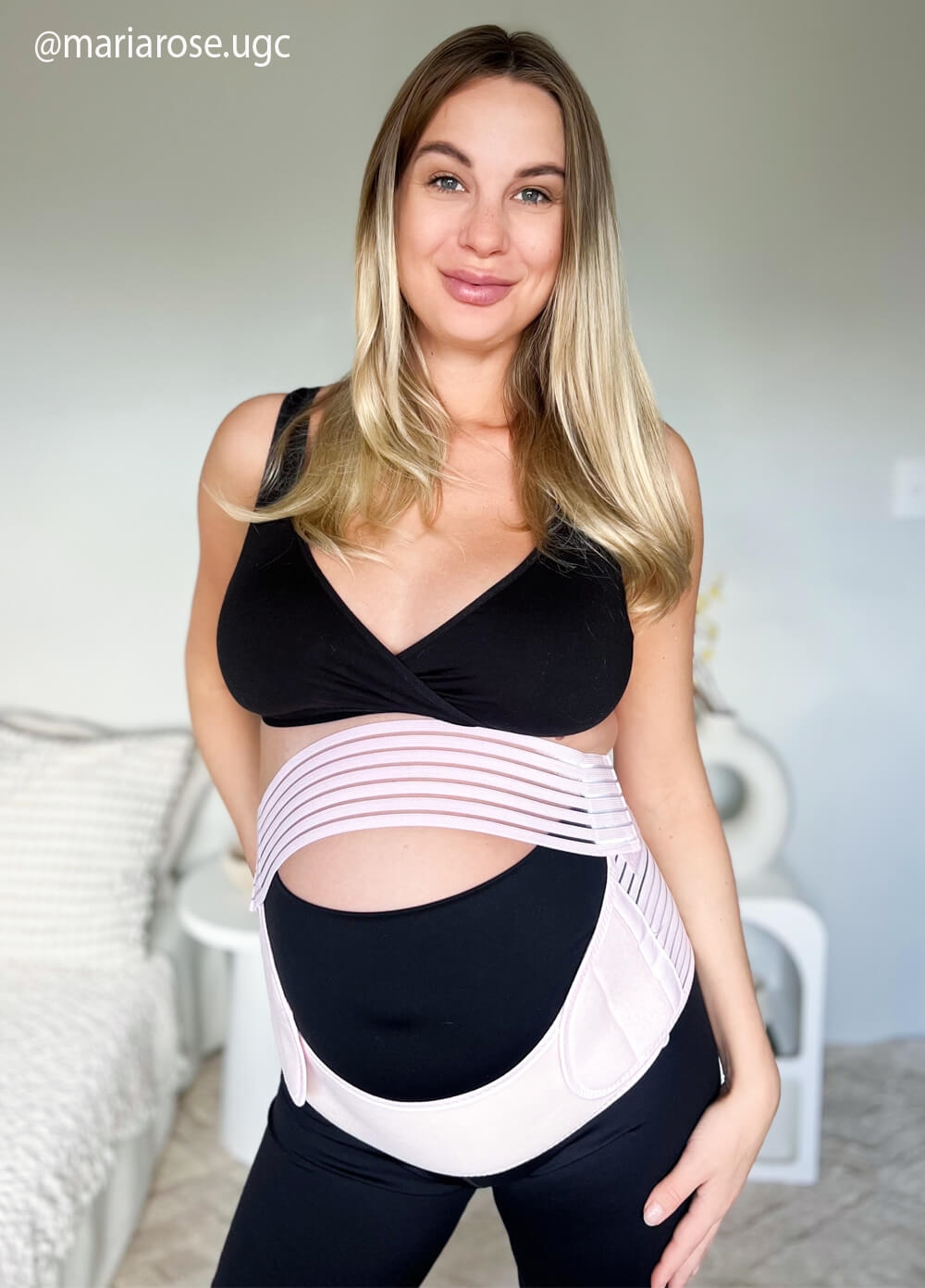 Dutton 3pc Pregnancy & Postpartum Belly Belt Cradle in Nude