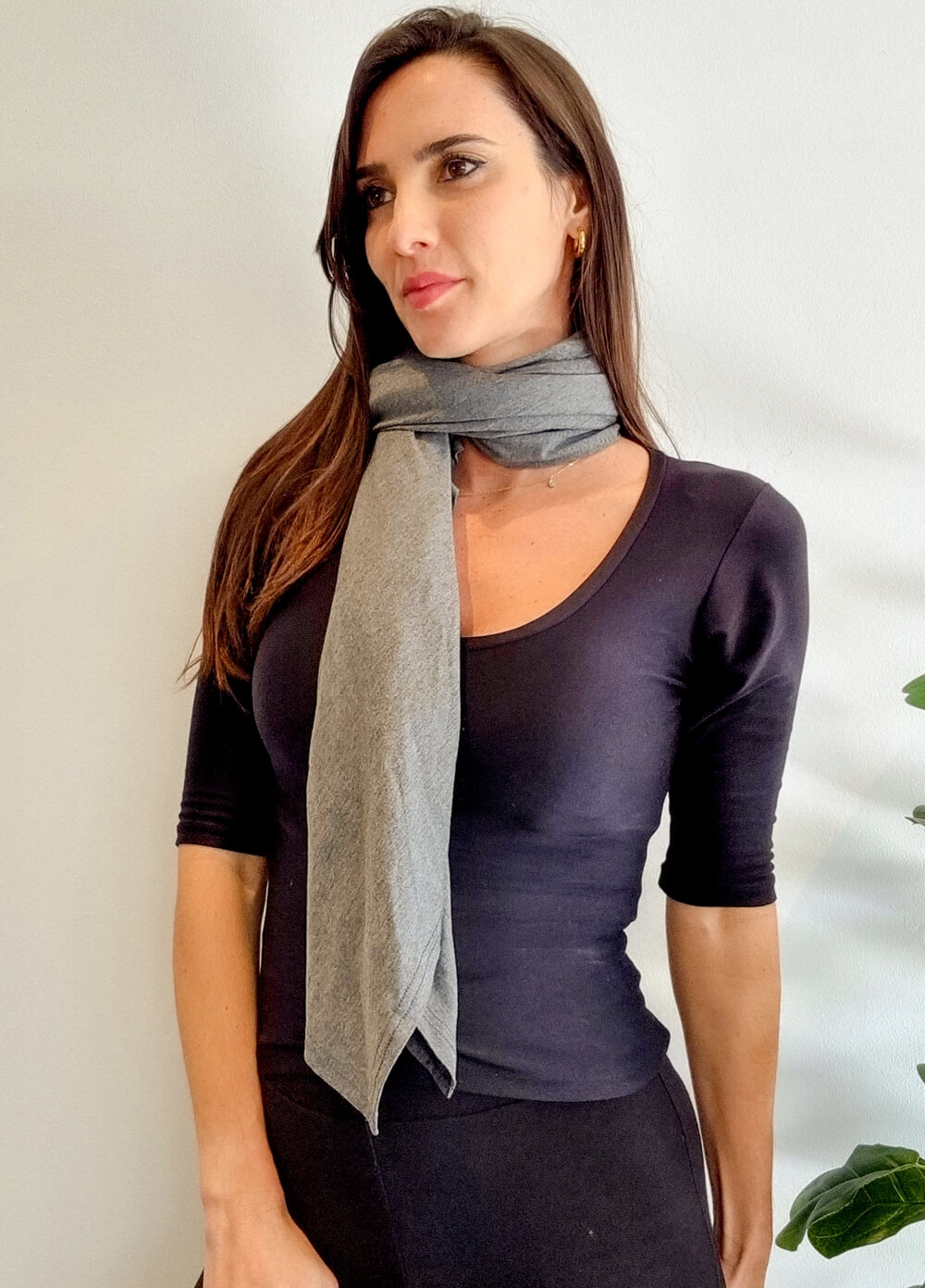 Lait & Co - Samira Nursing Cover in Charcoal | Queen Bee