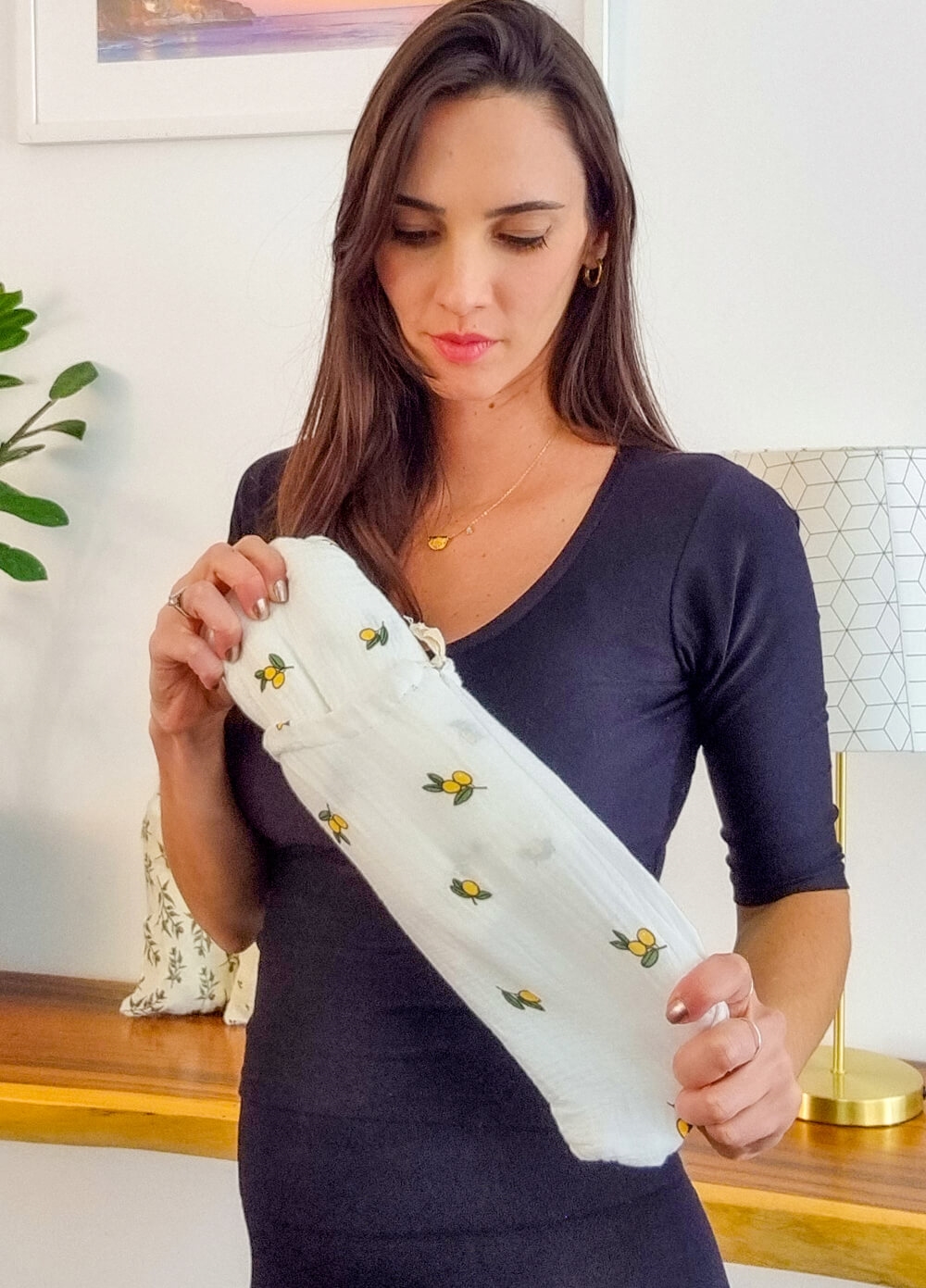 Lait & Co - Florian Breastfeeding Cover in Yuzu Print