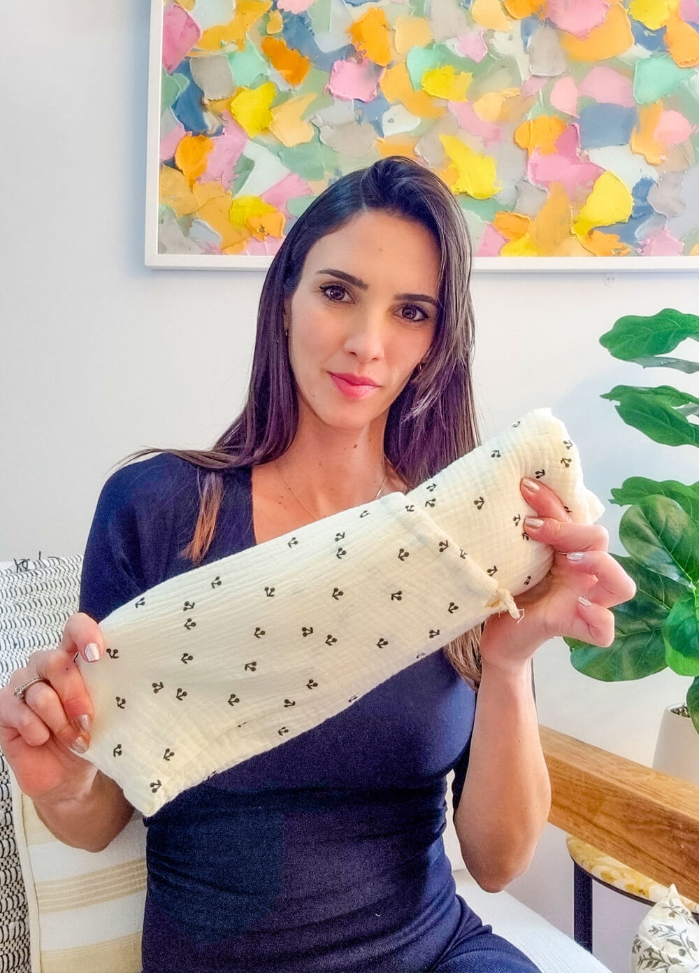 Lait & Co - Florian Breastfeeding Cover in Tiny Cherry Print