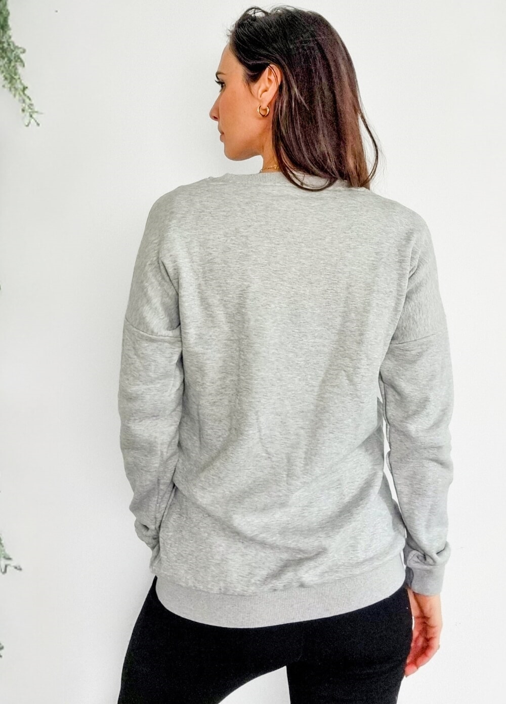 Lait & Co - Deanna Maternity Nursing Jumper in Grey