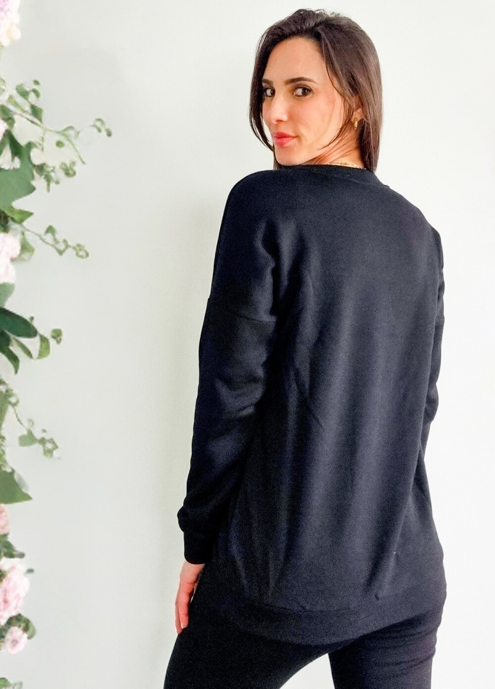Lait & Co - Deanna Maternty Nursing Jumper in Black