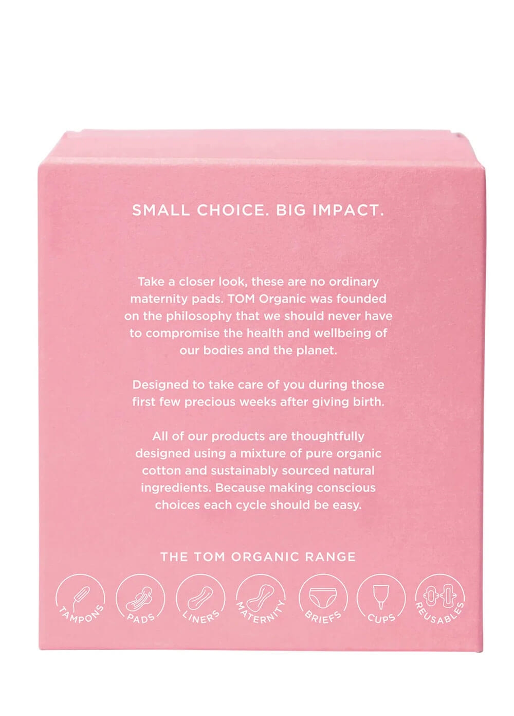 TOM Organic - Organic Cotton Maternity Pads (8 pack) | Queen Bee