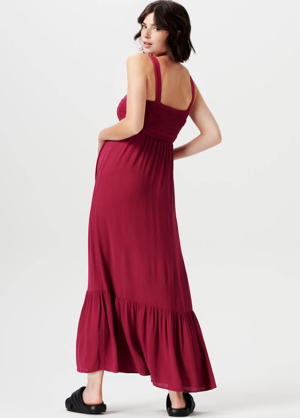 Supermom - Harvey Maternity Maxi Dress in Anemone | Queen Bee