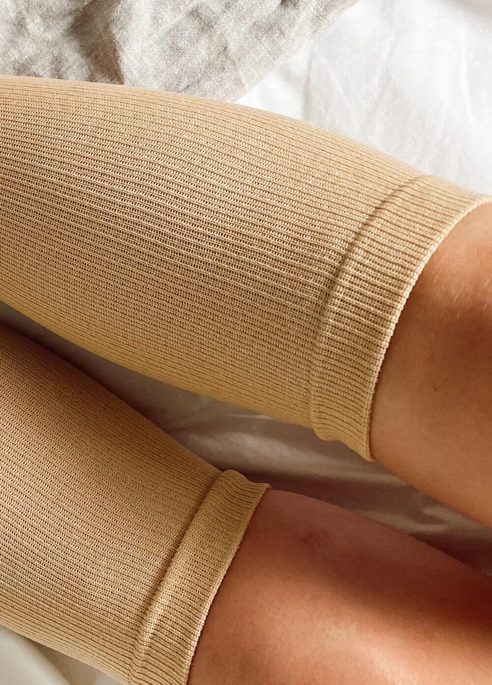 Mama Sox - 2-Pair Bundle Renew Compression Socks in Black/Nude