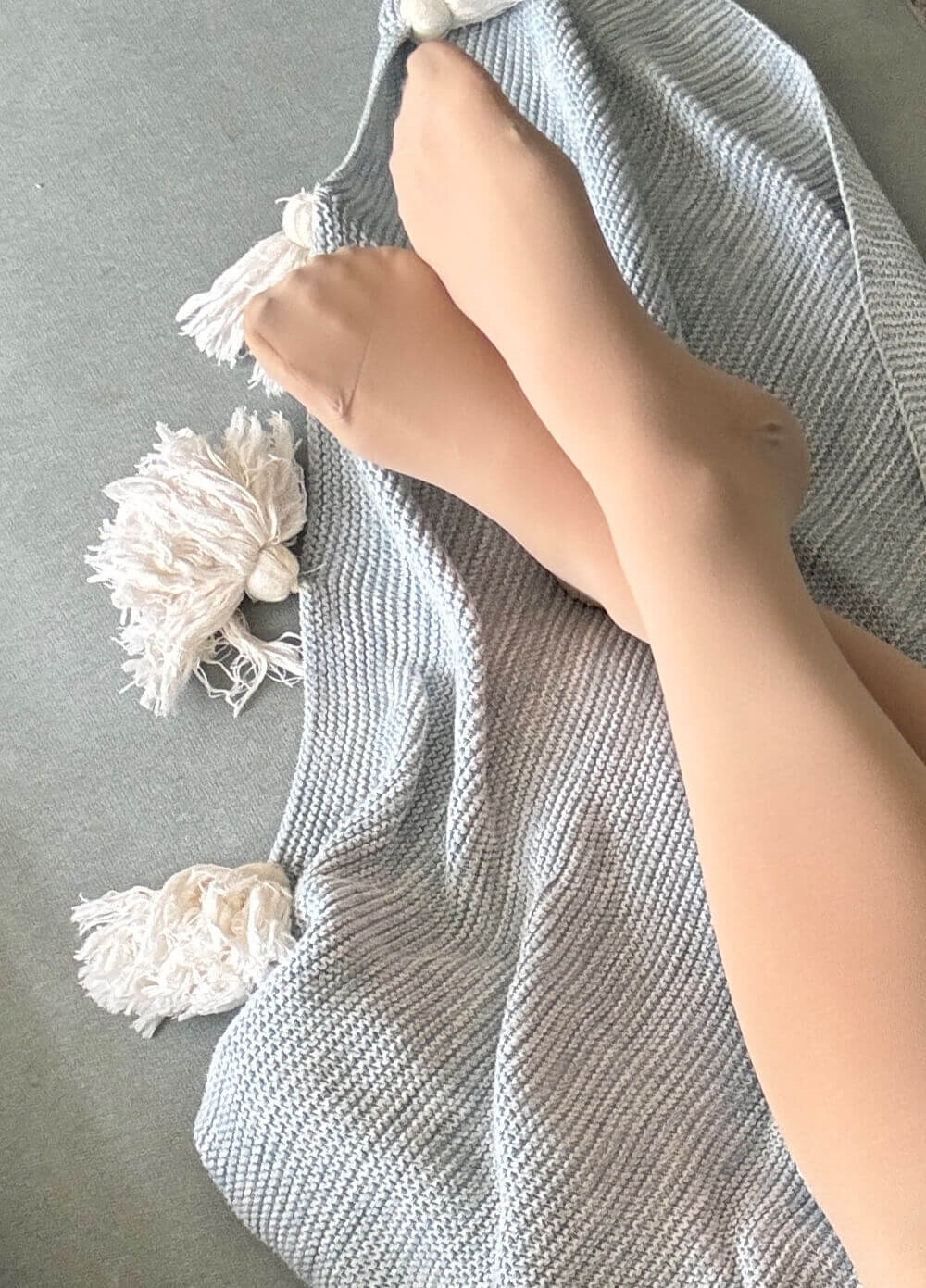 Awaken Maternity Thigh High Compression Stockings in Nude