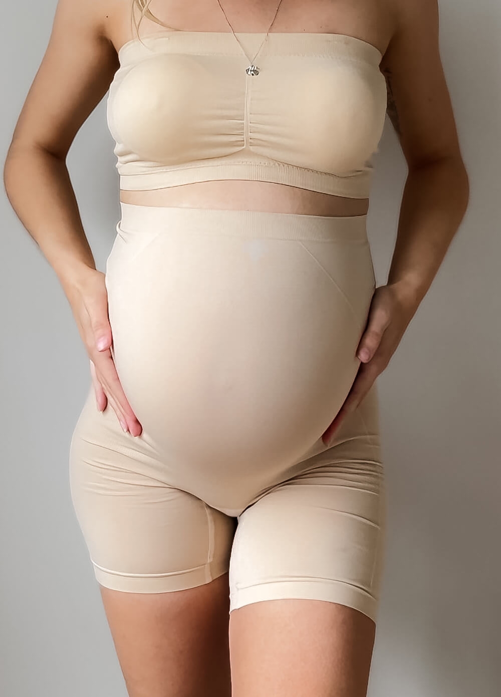 Anya Straplesss Pregnancy Bra in Nude | Queen Bee