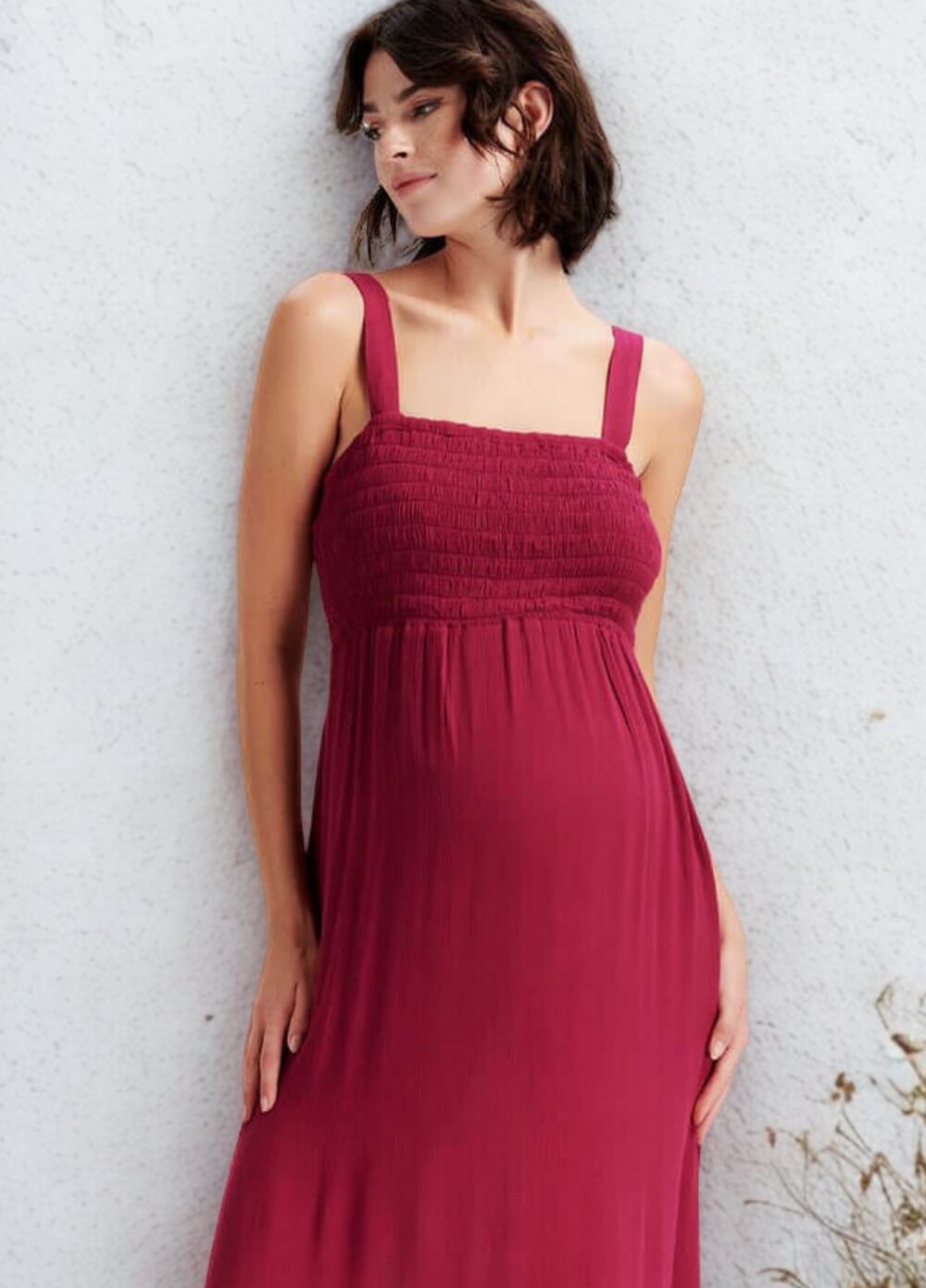 Supermom - Harvey Maternity Maxi Dress in Anemone | Queen Bee