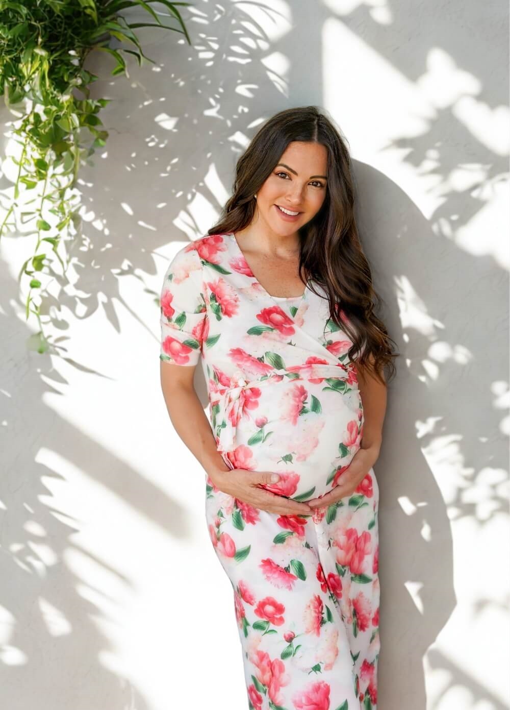 Floressa - Amaliya Pregnancy & Nursing Wrap Dress | Queen Bee
