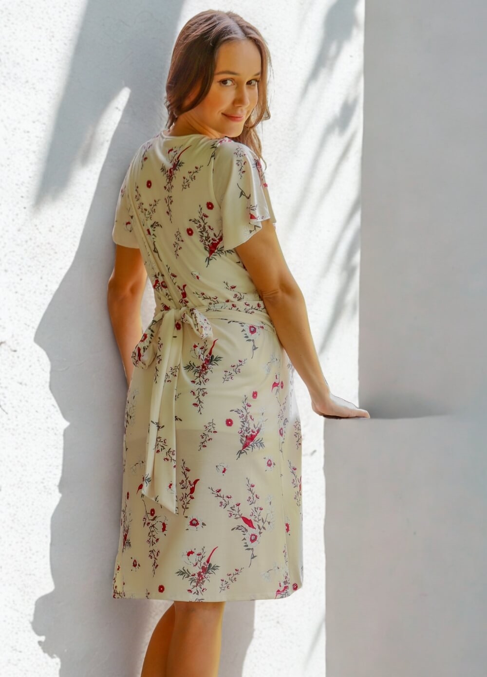 Floressa - Daphne Maternity Nursing Wrap Dress | Queen Bee