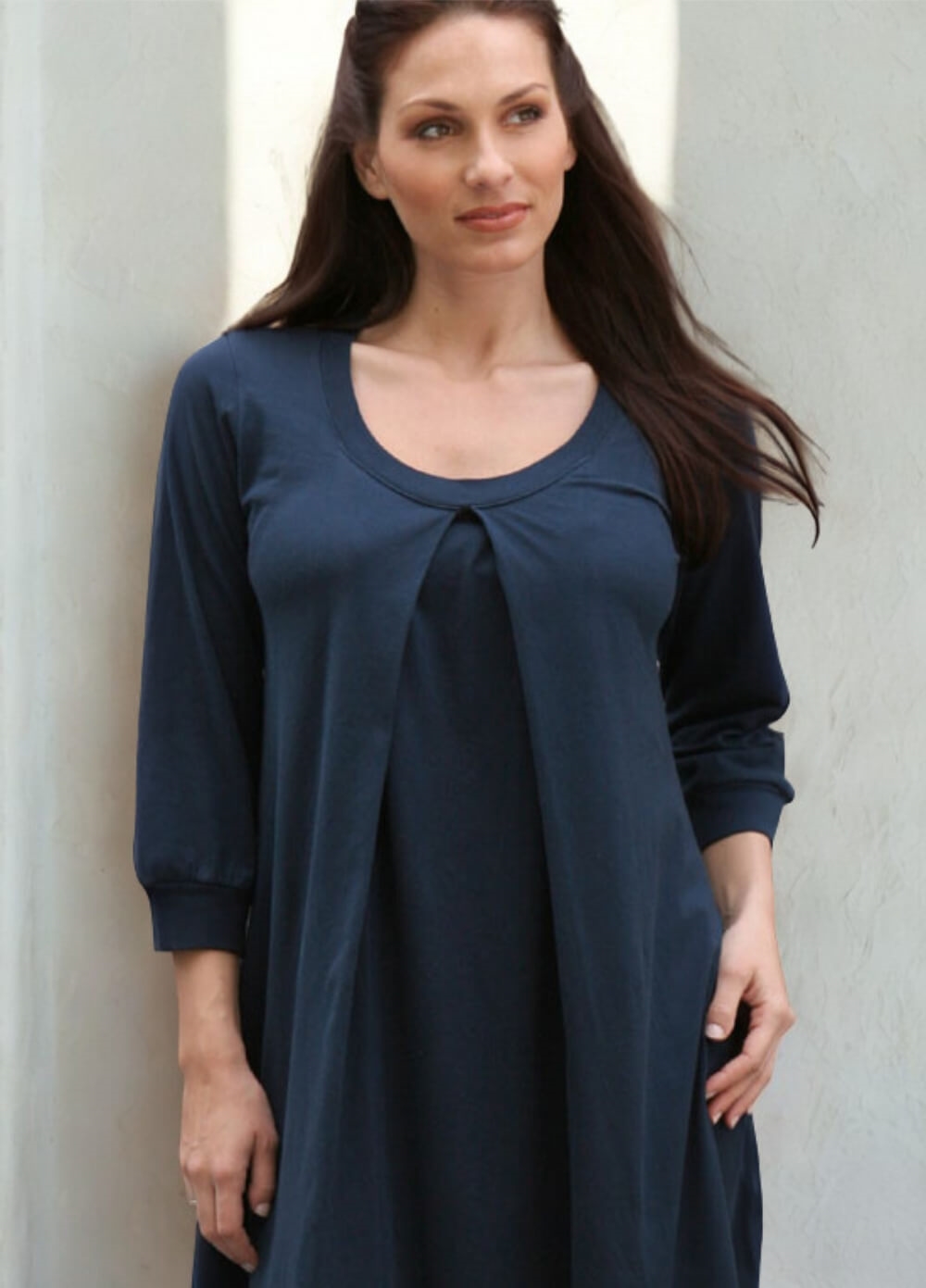 Floressa Arianna Blue Maternity Nursing Hospital Gown | Queen Bee