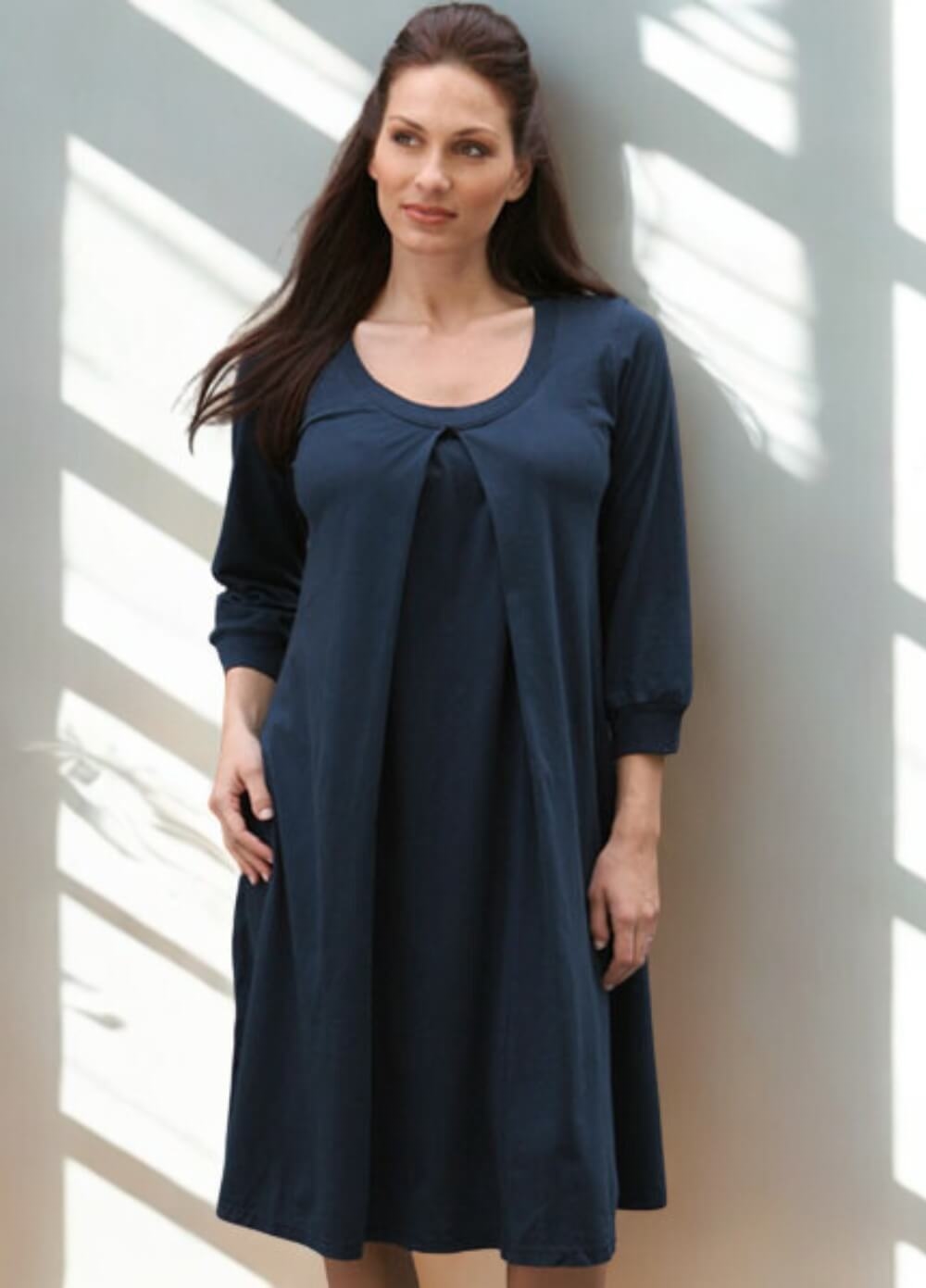 Floressa Arianna Blue Maternity Nursing Hospital Gown | Queen Bee