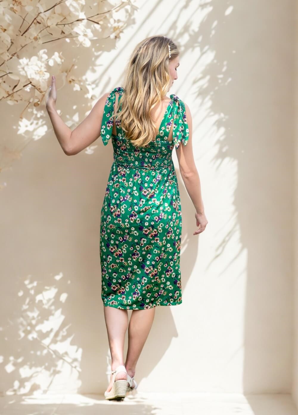 Floressa - Carli Smocked Maternity Nursing Dress | Queen Bee