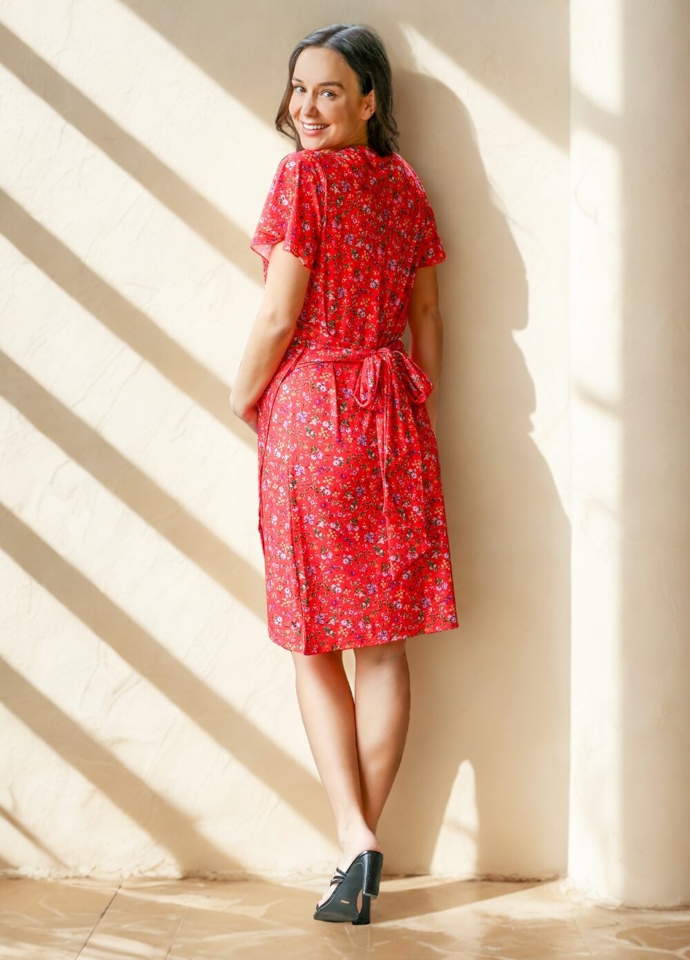 Floressa - Oleana Maternity Nursing Wrap Dress | Queen Bee
