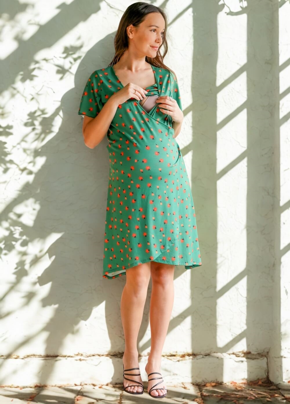 Floressa - Rosemary Maternity Nursing Wrap Dress | Queen Bee